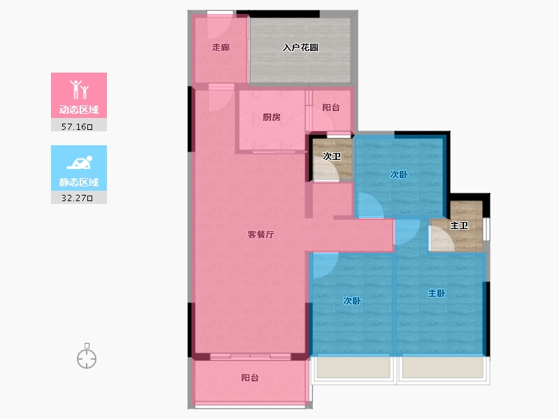 广东省-河源市-新河中央-93.51-户型库-动静分区