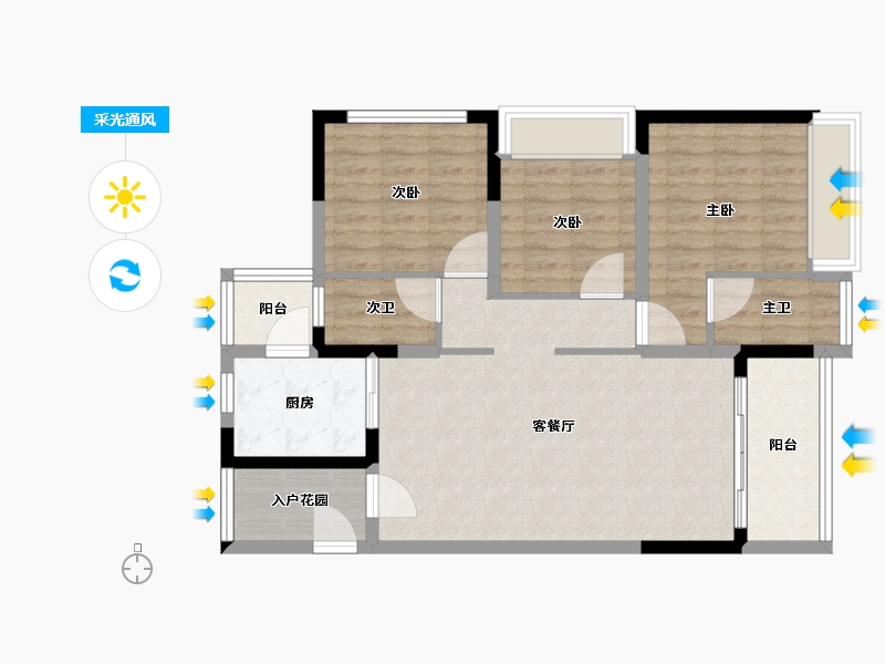 广东省-河源市-新河中央-86.38-户型库-采光通风