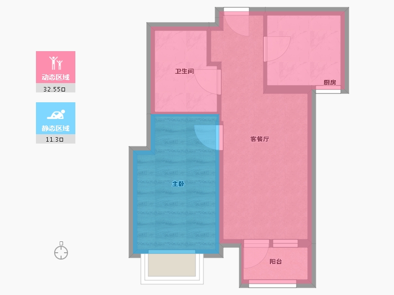 河北省-廊坊市-融公馆-38.42-户型库-动静分区