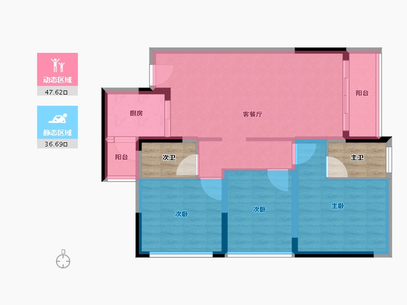 广东省-河源市-新河中央-82.81-户型库-动静分区