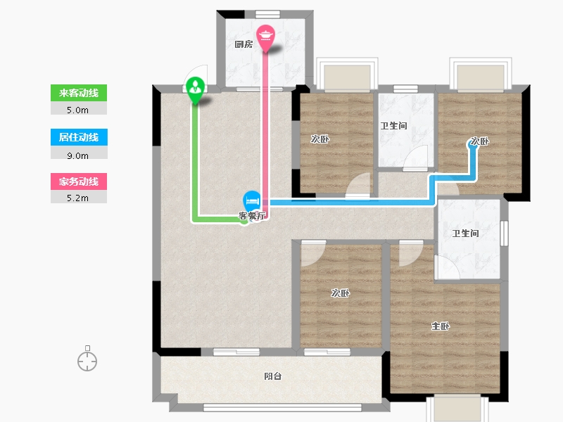 福建省-福州市-融创福州府-99.20-户型库-动静线