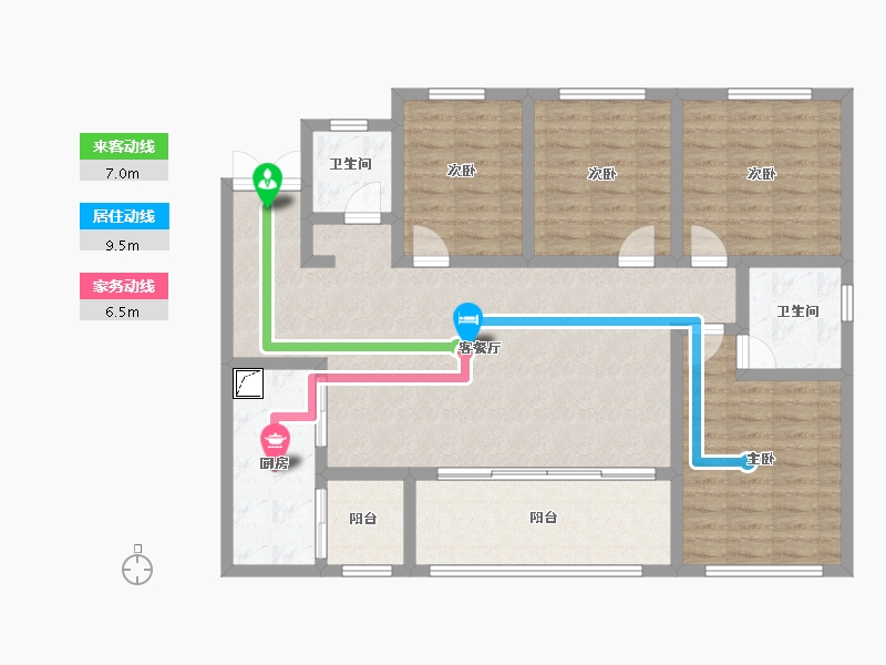 四川省-遂宁市-金域香江-116.00-户型库-动静线