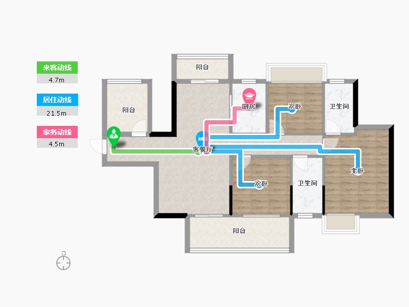 广西壮族自治区-南宁市-中建邕和府-96.29-户型库-动静线