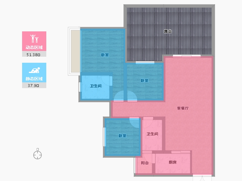 贵州省-六盘水市-大林城-105.51-户型库-动静分区