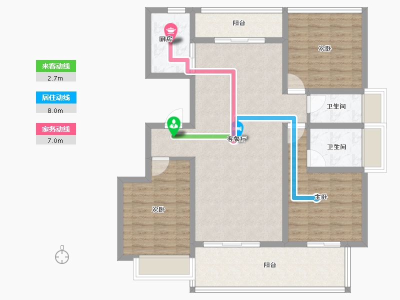 河南省-焦作市-华洋院子-99.20-户型库-动静线