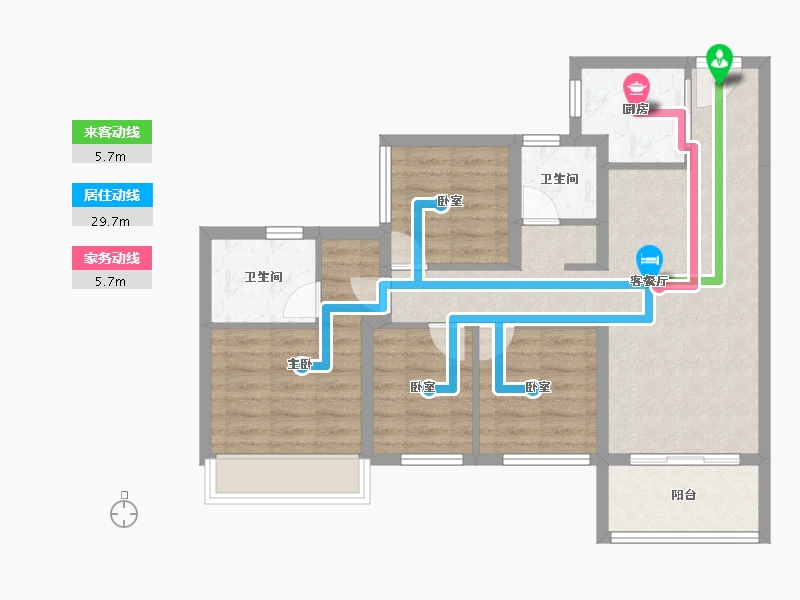 广东省-深圳市-东关珺府-78.43-户型库-动静线