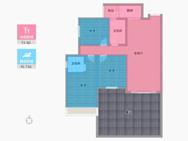 贵州省-六盘水市-大林城-120.71-户型库-动静分区