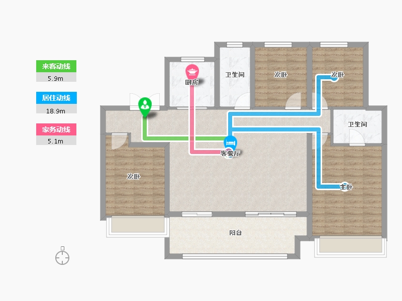 河南省-焦作市-焦作建业府—期-112.00-户型库-动静线