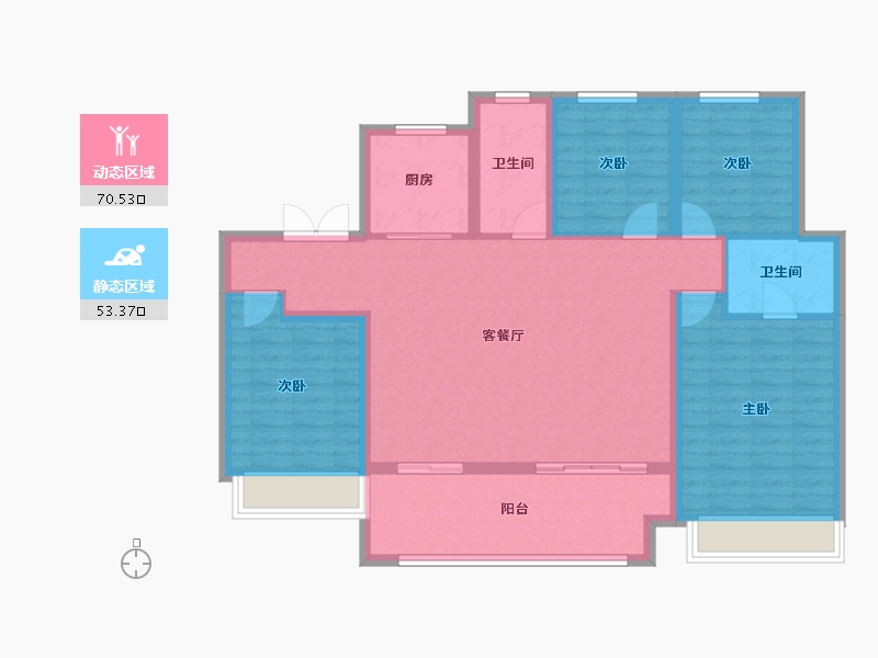 河南省-焦作市-焦作建业府—期-112.00-户型库-动静分区