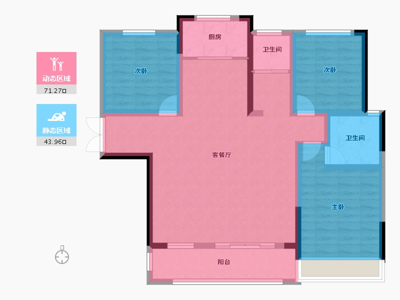 河南省-焦作市-时代天筑-103.20-户型库-动静分区