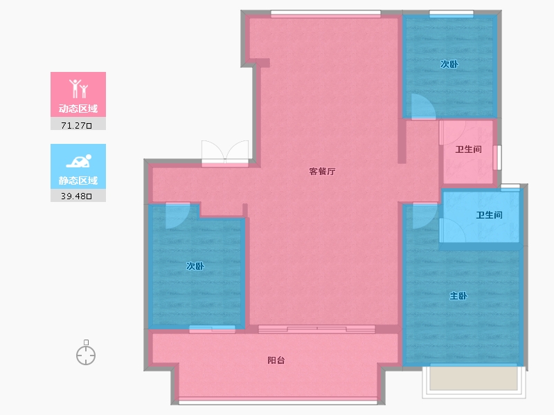 河南省-焦作市-华洋院子-100.00-户型库-动静分区