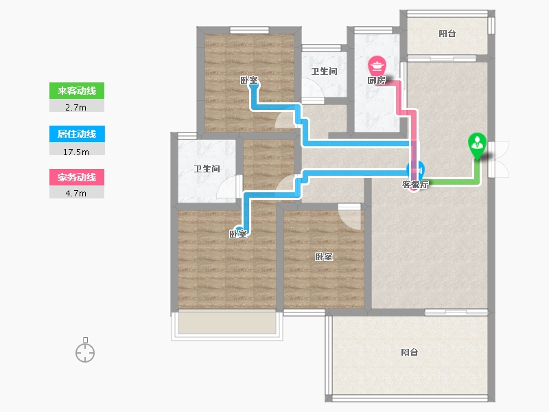 贵州省-六盘水市-大林城-104.16-户型库-动静线