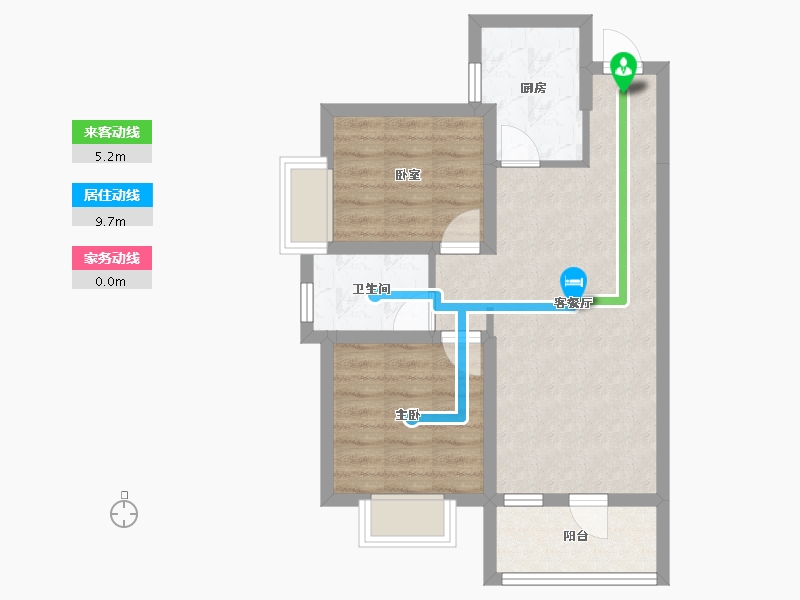 河北省-廊坊市-港中旅·海泉湾-57.44-户型库-动静线