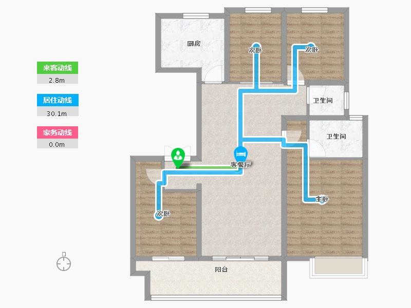 河南省-焦作市-焦作建业府—期-112.00-户型库-动静线