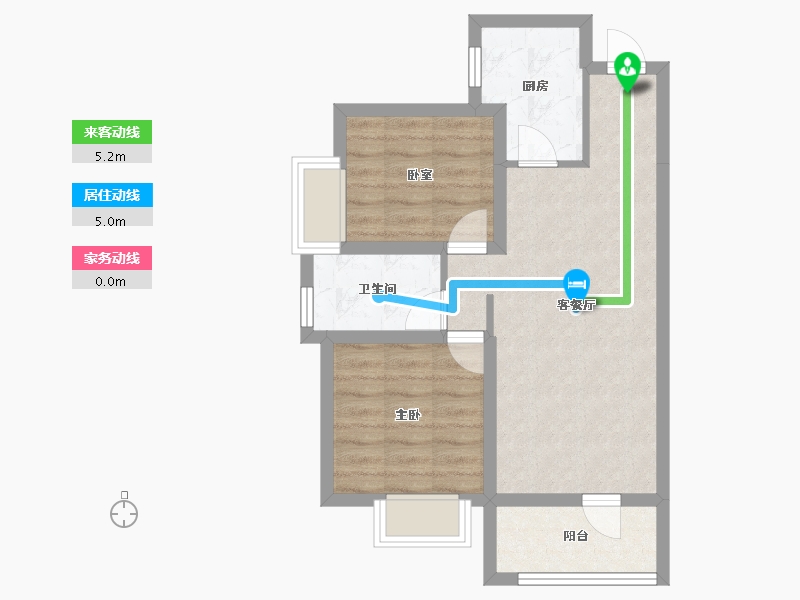 河北省-廊坊市-港中旅·海泉湾-56.76-户型库-动静线