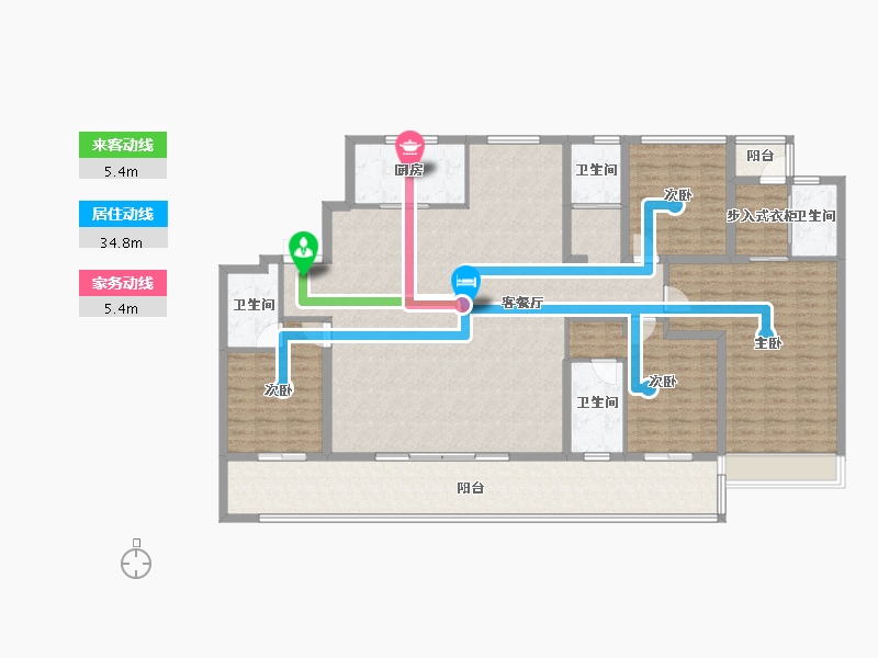 河南省-焦作市-华洋院子-171.20-户型库-动静线