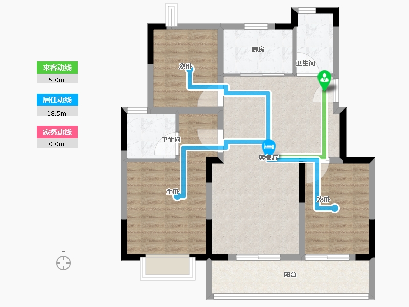 江苏省-镇江市-融创·京源里-88.01-户型库-动静线