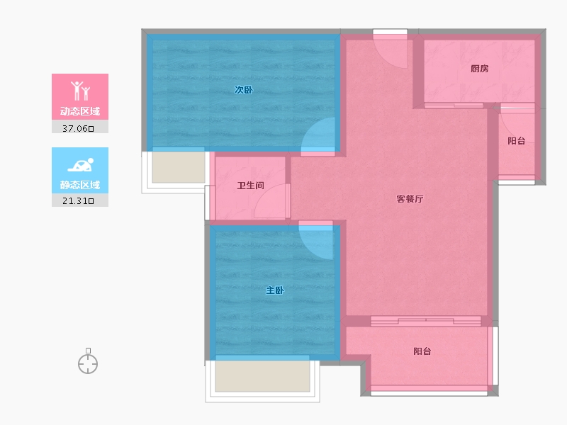 贵州省-六盘水市-天合苑-51.12-户型库-动静分区