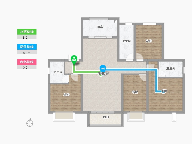 河北省-保定市-香溪名旭·悦居-112.77-户型库-动静线