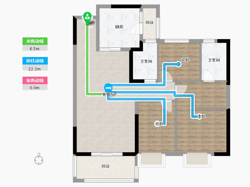 江苏省-徐州市-徐州潘安湖生态小镇-99.19-户型库-动静线