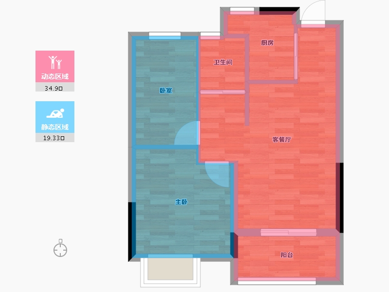 浙江省-嘉兴市-江南一品-48.40-户型库-动静分区