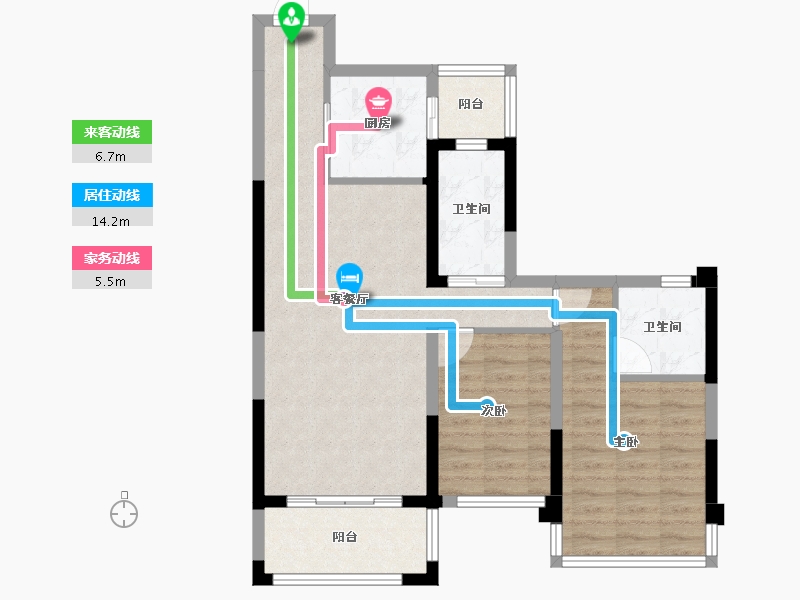 广西壮族自治区-河池市-宜州天地-75.76-户型库-动静线