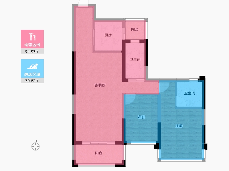 广西壮族自治区-河池市-宜州天地-75.76-户型库-动静分区