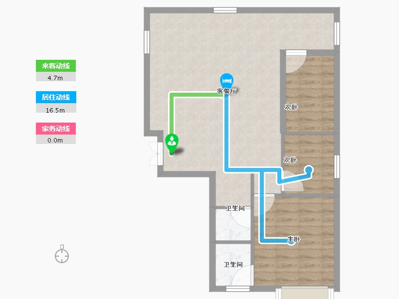 广西壮族自治区-河池市-乾臻·万合壹号-73.67-户型库-动静线