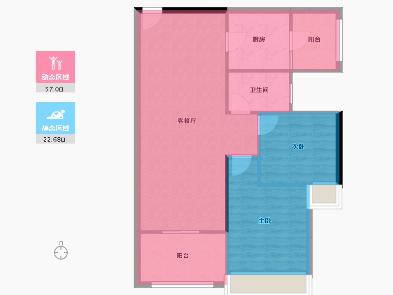 广东省-广州市-创基丽江国际-72.89-户型库-动静分区