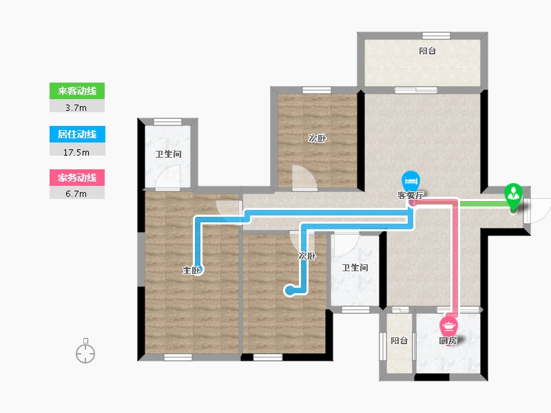 广西壮族自治区-河池市-宜州天地-100.37-户型库-动静线