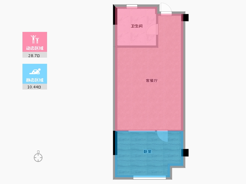 浙江省-金华市-双溪源藏珑-35.20-户型库-动静分区