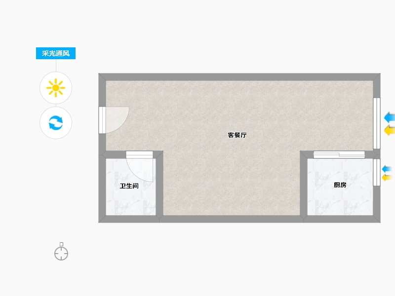 河南省-郑州市-泰和新苑-40.00-户型库-采光通风