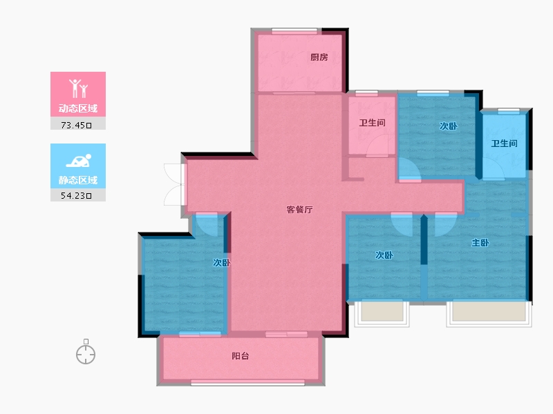 河南省-郑州市-银榕居-114.40-户型库-动静分区