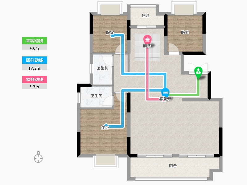 广西壮族自治区-桂林市-大龙湾-110.08-户型库-动静线