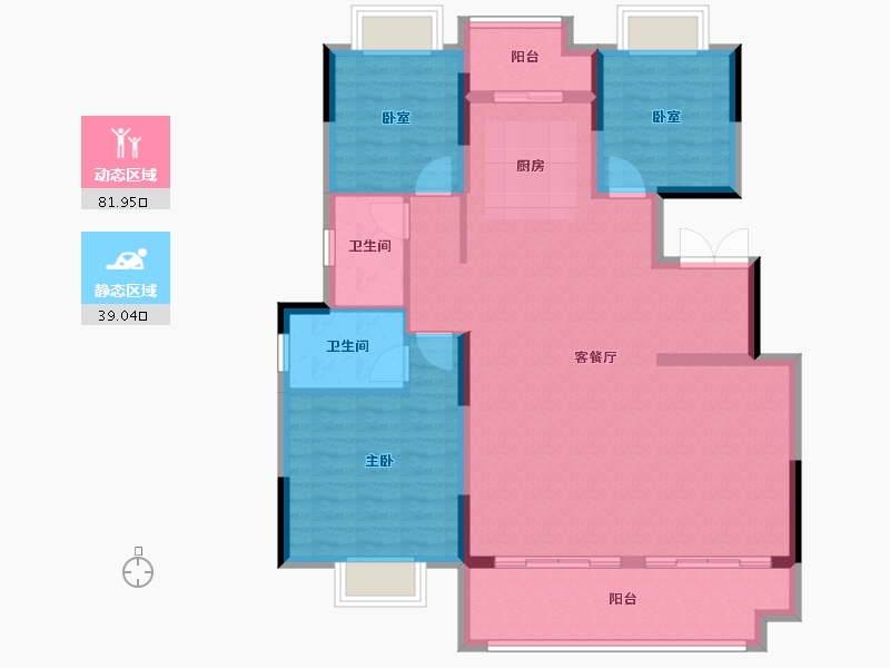 广西壮族自治区-桂林市-大龙湾-110.08-户型库-动静分区