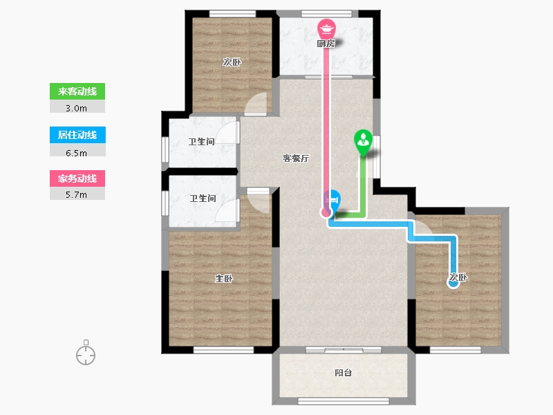 河南省-郑州市-正商宜家源-102.04-户型库-动静线