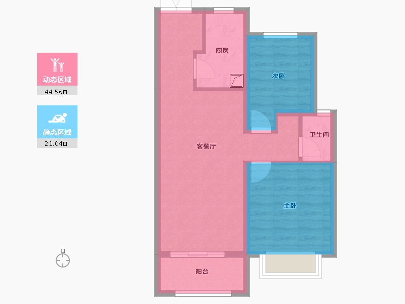 河北省-廊坊市-来康郡-70.00-户型库-动静分区