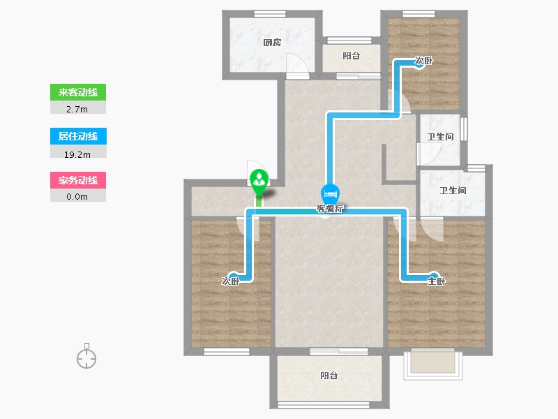 湖北省-荆门市-御湖半岛-98.00-户型库-动静线