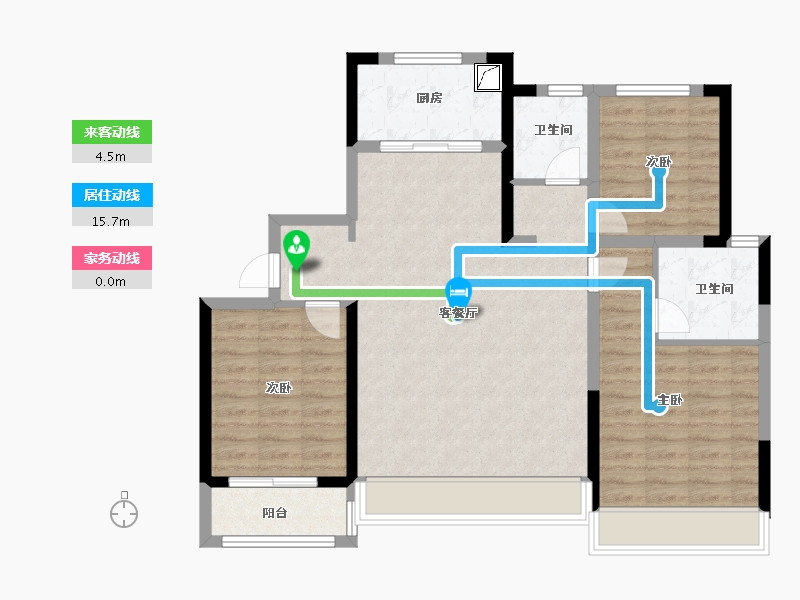 山东省-济南市-中海寰宇时代-92.00-户型库-动静线