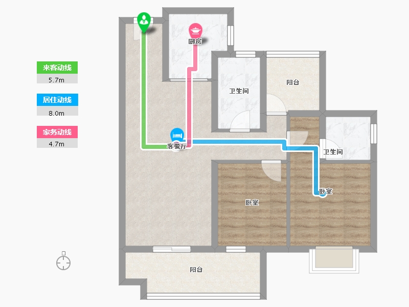 广东省-韶关市-保利大都会-77.58-户型库-动静线