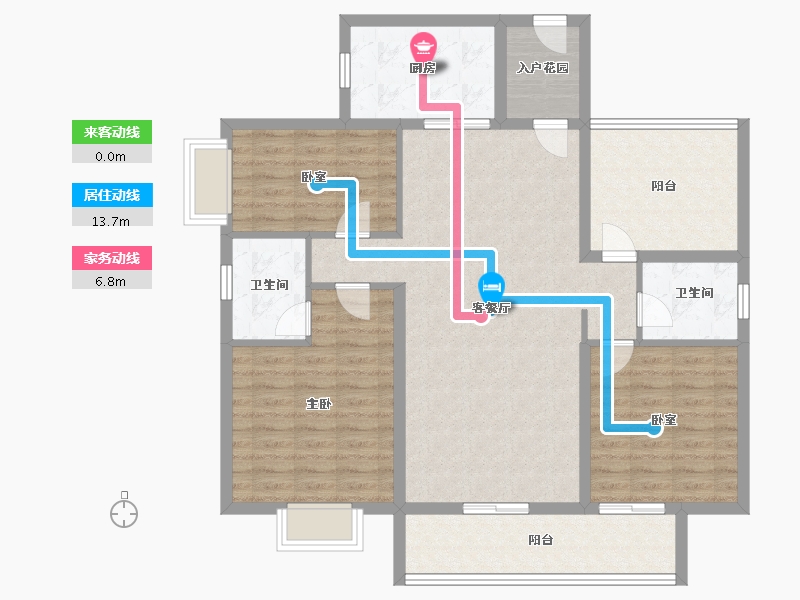 广东省-韶关市-保利大都会-113.45-户型库-动静线