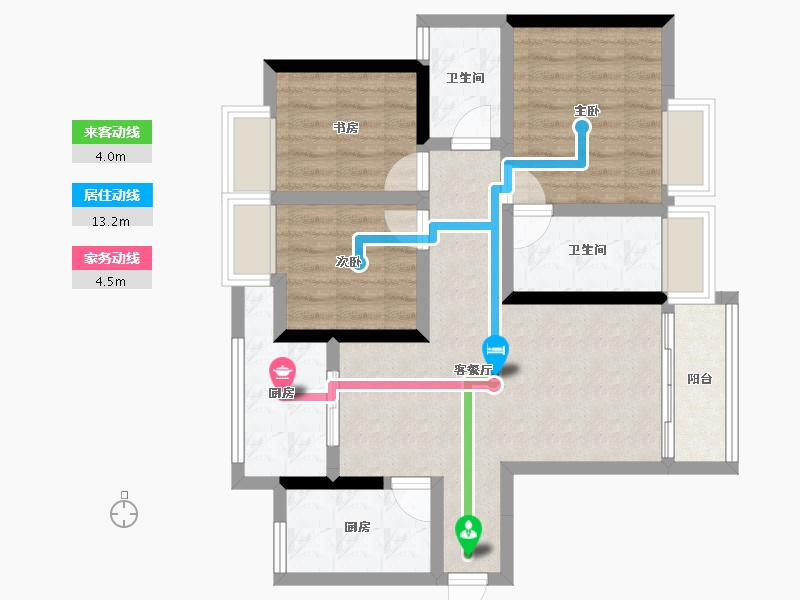 四川省-成都市-西江河畔-75.20-户型库-动静线