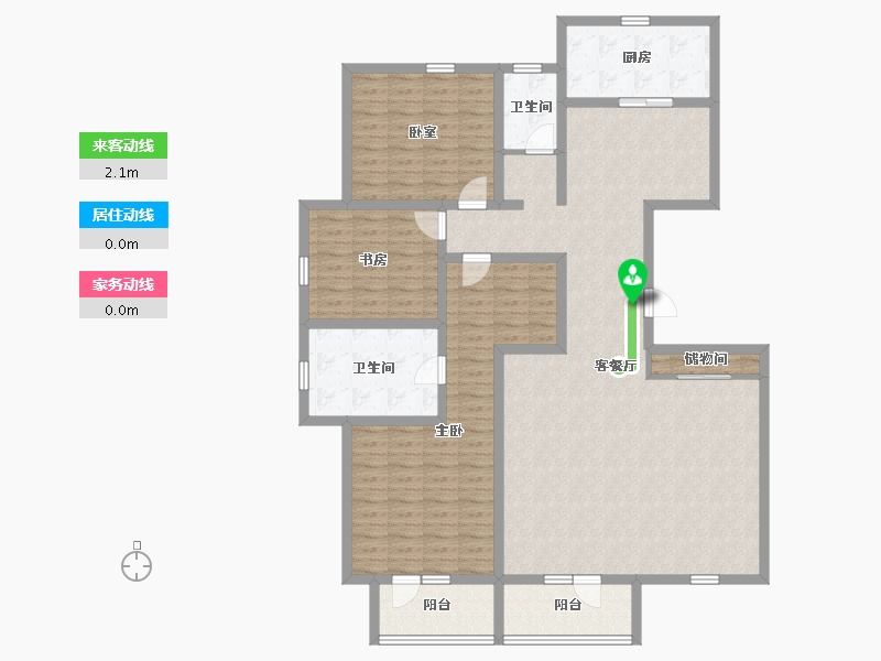 河北省-石家庄市-国宅澜悦府-150.40-户型库-动静线