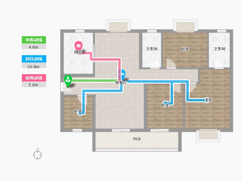 广东省-韶关市-保利大都会-111.24-户型库-动静线