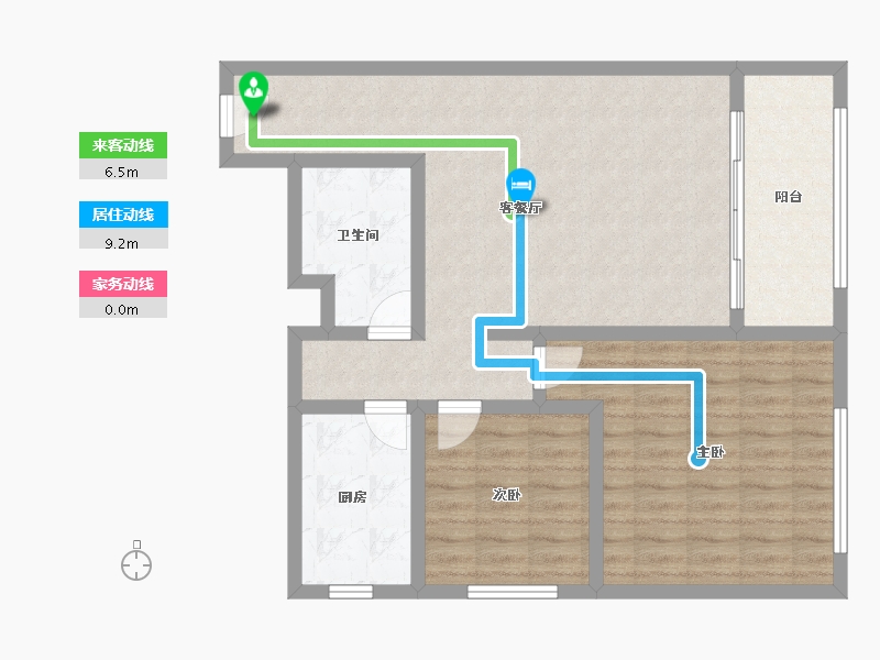 山西省-太原市-青年城未来御-86.01-户型库-动静线