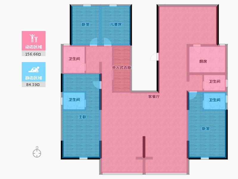 河北省-石家庄市-国宅澜悦府-218.88-户型库-动静分区