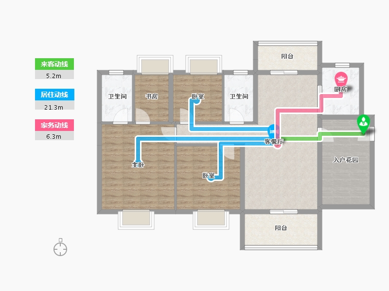 广东省-韶关市-保利大都会-112.75-户型库-动静线