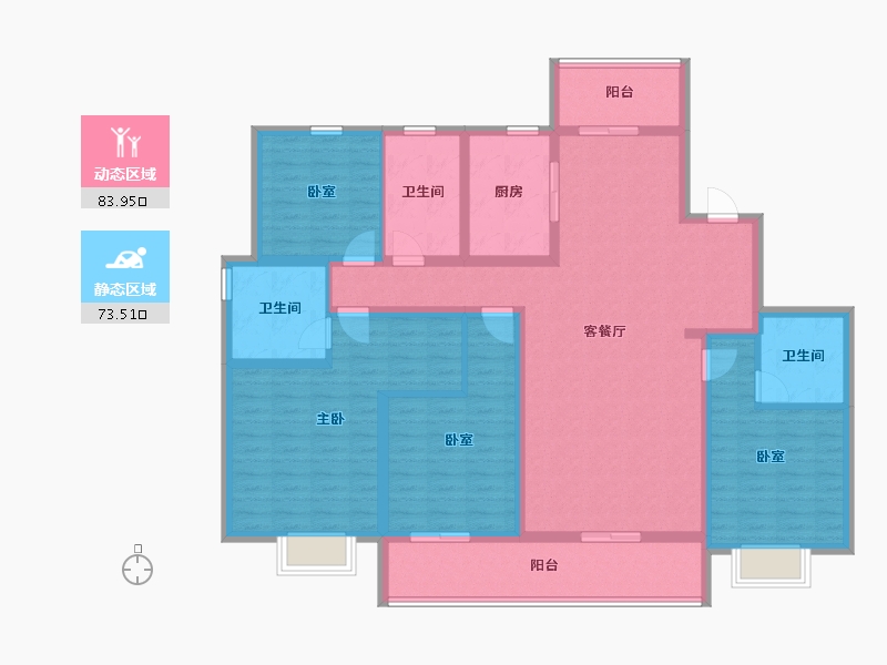 山东省-潍坊市-和園-140.48-户型库-动静分区