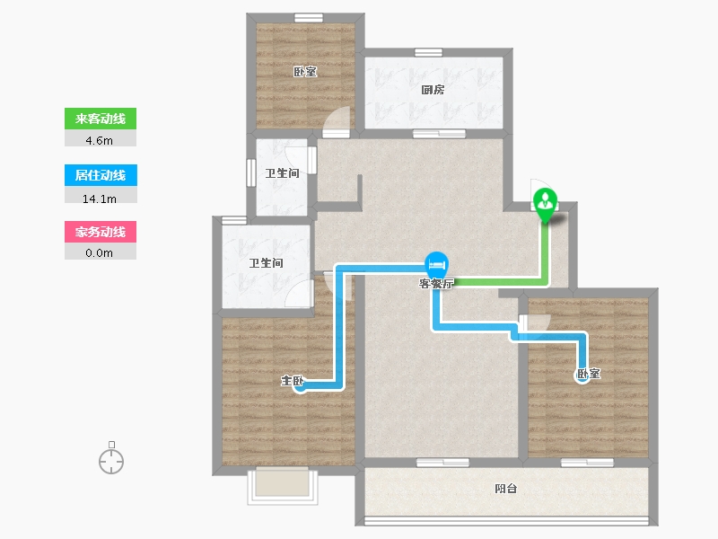 山东省-潍坊市-和園-115.84-户型库-动静线