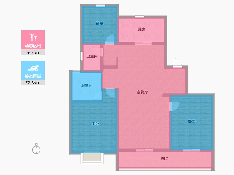 山东省-潍坊市-和園-115.84-户型库-动静分区